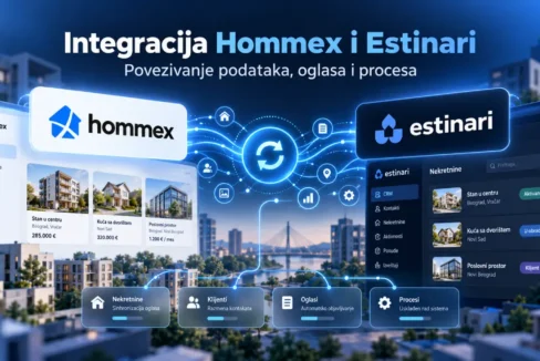 Integracija Hommex portala za nekretnine i Estinari CRM za nekretnine